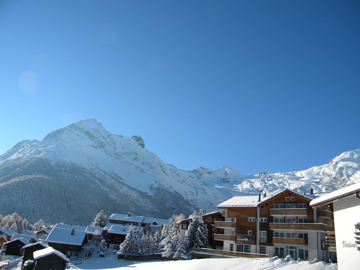 Sonnhuesli Dachwohnung Saas-Fee Buitenkant foto