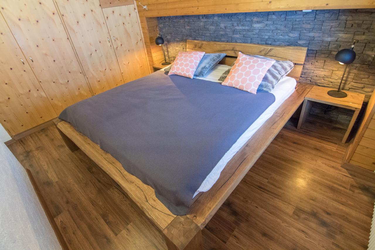 Sonnhuesli Dachwohnung Saas-Fee Buitenkant foto