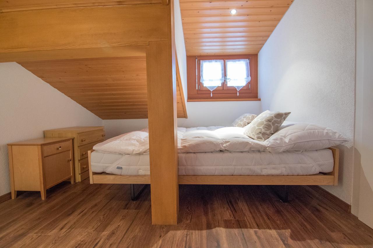 Sonnhuesli Dachwohnung Saas-Fee Buitenkant foto