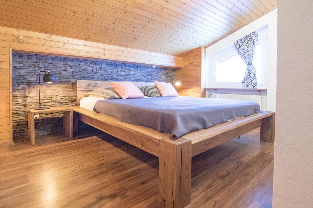 Sonnhuesli Dachwohnung Saas-Fee Buitenkant foto