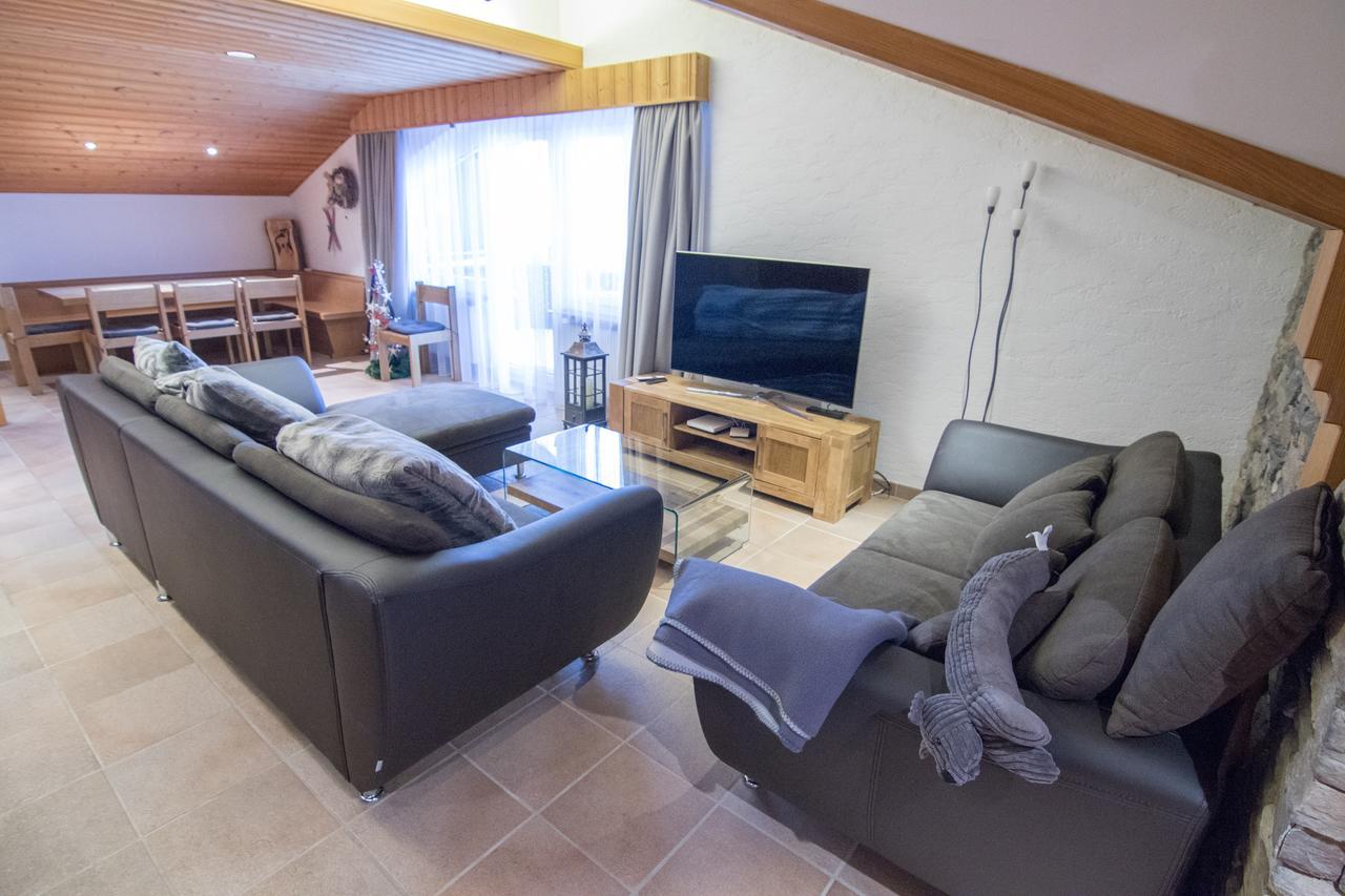 Sonnhuesli Dachwohnung Saas-Fee Buitenkant foto